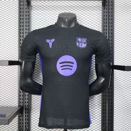 2025-26 Barcelona kobe black player version(The player version is more slim fit, it is recommended to buy one size larger)
