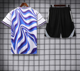 2025-26 Real Madrid  blue and white training suit