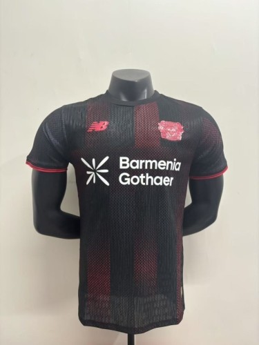 2025-26 Leverkusen home player version(The player version is more slim fit, it is recommended to buy one size larger)