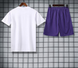 2025-26 Real Madrid White and Purple training suit