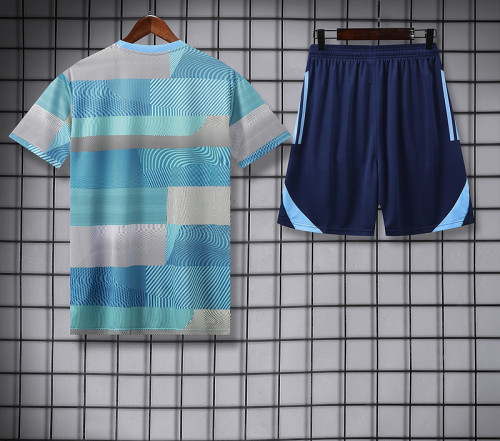 2025-26 Real Madrid  blue and gray training suit