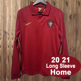 2020-21 Portugal home long sleeve retro jersey