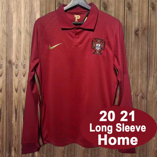 2020-21 Portugal home long sleeve retro jersey