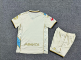 2025-26 Deportivo de La Coruna third Away Kids Kit