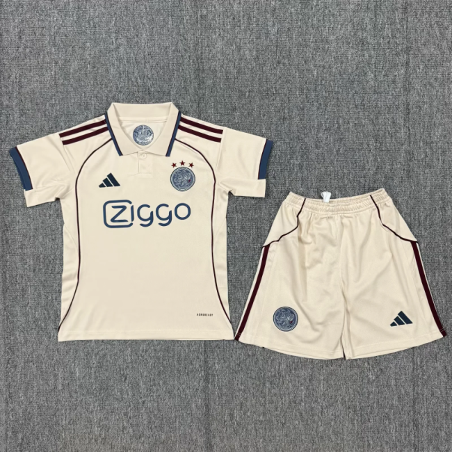 2025-26 Ajax Third Away kids kit