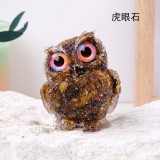 Crystal Gravel Epoxy Owl