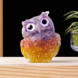 Crystal Gravel Epoxy Owl