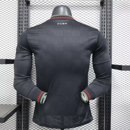 2025-26 Bayern Third Away Long Sleeve Player Version jersey