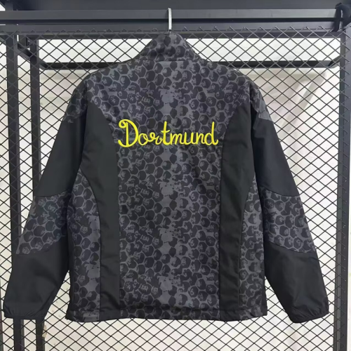 2025-26 Dortmund Black Windbreaker