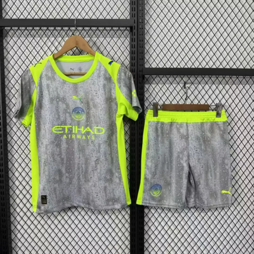 2025-26 Manchester City Third Away  kids kit