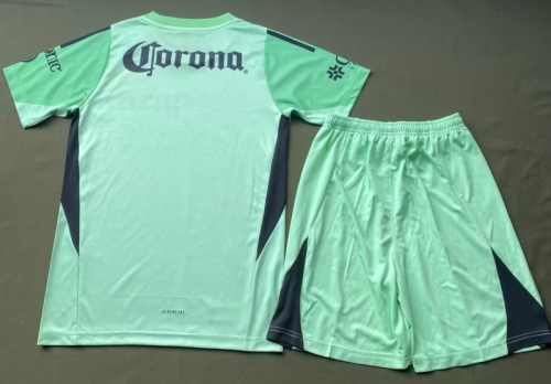 2025-26 America Green Goalkeeper Kids Kit
