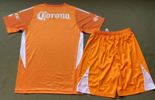 2025-26 America Orange Goalkeeper Kids Kit