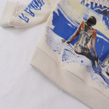 5517*Godspeed washed and distressed high-quality sweatshirt