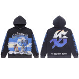 5517*Godspeed washed and distressed high-quality sweatshirt