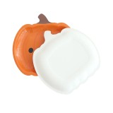 Halloween party supplies Ghost Festival theme decorative tableware cute smiley face disposable paper plate pumpkin dinner plate