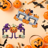 Halloween paper glasses children's adult scene decoration funny photo props party supplies