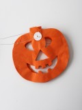 Halloween 3D pumpkin paper honeycomb garland string suitable for channel decoration festive atmosphere decorations