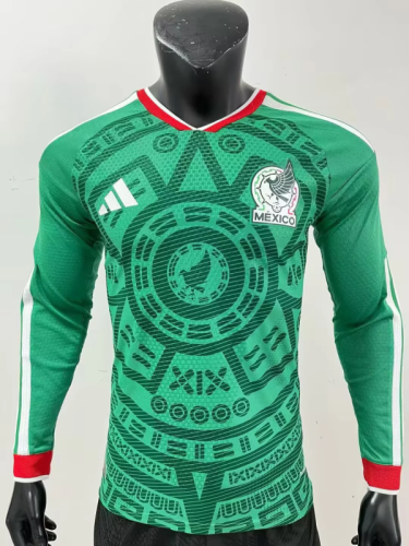 2025-26 Mexico home long sleeve player version jersey