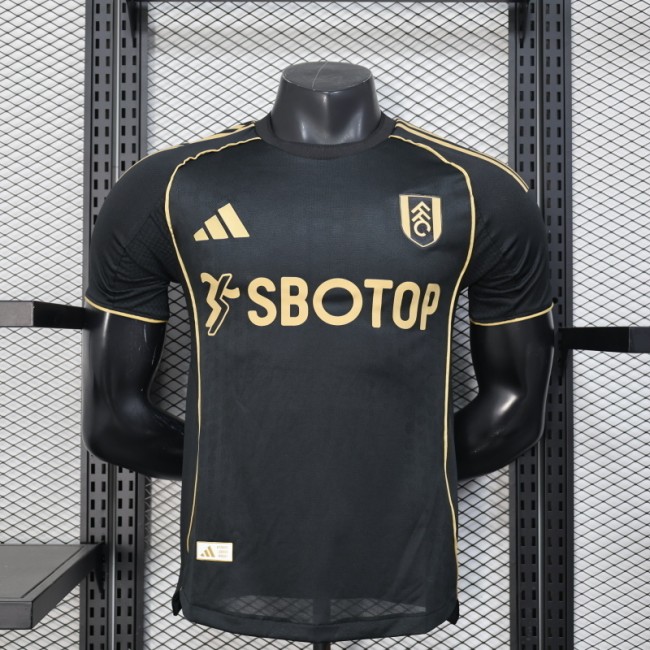 2025-26 Fulham away player version(The player version is more slim fit, it is recommended to buy one size larger)