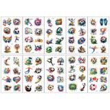Painted graffiti football tattoo stickers carnival football surrounding game fans DIY decorative tattoo stickers
