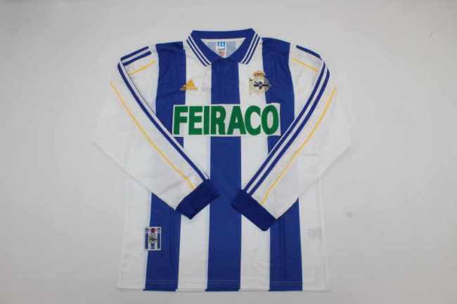 1999-00 Deportivo La Coruna home long sleeve retro jersey