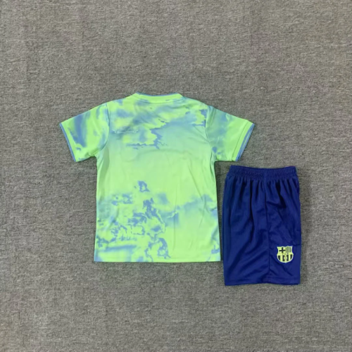 Barcelona 2025-26 special version light green Kids Kit