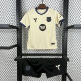  2025-26 Barcelona away kids kit