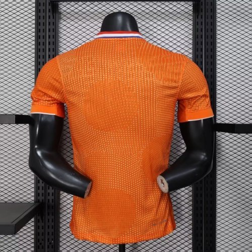  Netherlands 2025-26 Home Player Version (The player version is more slim fit, it is recommended to buy one size larger)