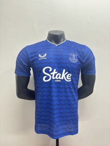 Everton 2025-26 home player version (The player version is more slim fit, it is recommended to buy one size larger)