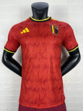 Belgium 2025-26 Home player version (The player version is more slim fit, it is recommended to buy one size larger)