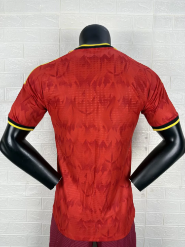 Belgium 2025-26 Home player version (The player version is more slim fit, it is recommended to buy one size larger)
