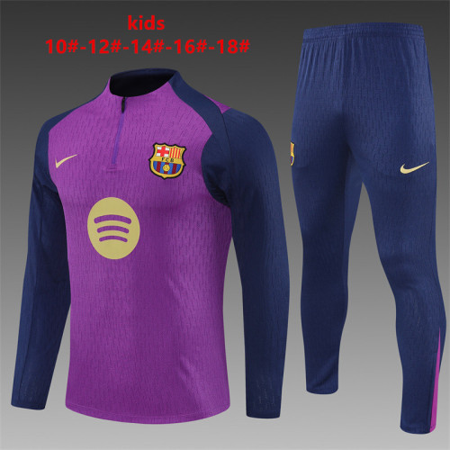 Barcelona Training Soccer Suit 2025 26-asd kids kit