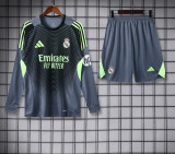 Real Madrid 2025-26 Gray Long Sleeve Goalkeeper kit