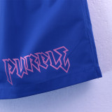 8666*Purple Brand classic logo print trendy brand 25SS shorts