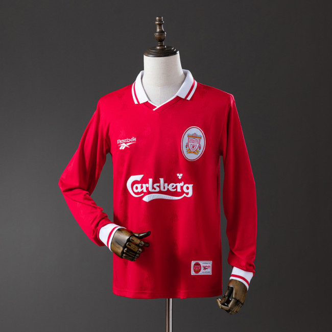 Retro Liverpool 1996-97 Home Long Sleeve Jersey