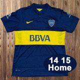 Boca Juniors 2014-15 home Retro soccer jerseys