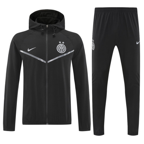 Inter Milan 2025-26 Black Windbreaker suit 
