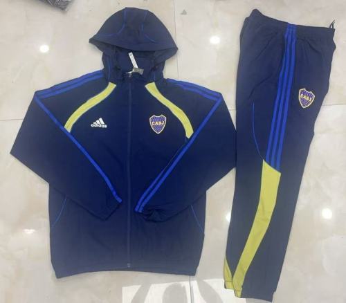 Boca Junior 2025-26 blue Windbreaker suit 