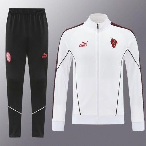AC Milan 2025-26 White long sleeve Jacket suit