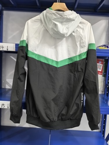 2025-26 Real Betis White and Black windbreaker