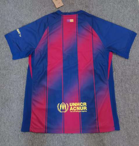 Barcelona 2025-26 home jersey with new sponsor