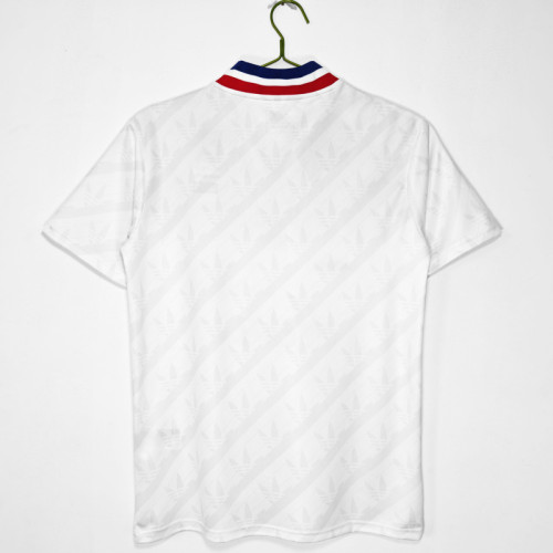 Retro 1995-96 lympique Lyon home soccer jersey