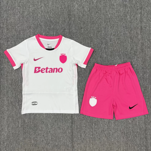 Sporting Lisbon 2025-26 October Pink Kids Kit