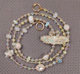 (LL) Crossbody chain long chain backpack pendant mobile phone anti-lost chain new popular beaded Swan Heavy Industry