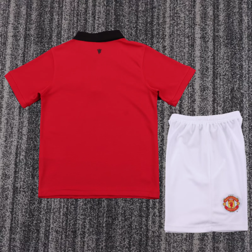 Manchester United 2013-14 home kids kit Retro