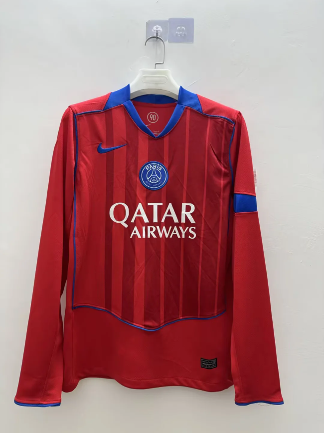 Paris Saint-Germain 2025-26 third long sleeves soccer jersey