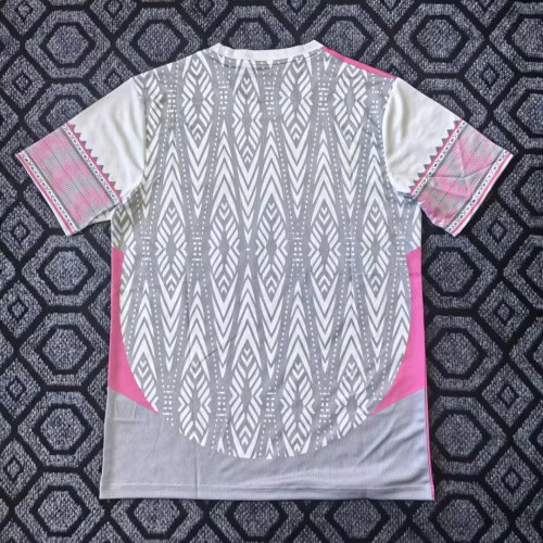 2026 Mexico special version grey pink jersey
