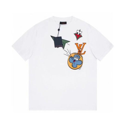 LV trendy new round neck short-sleeved T-shirt