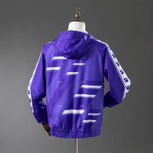 Real Madrid 2025-26 Purple Windbreaker
