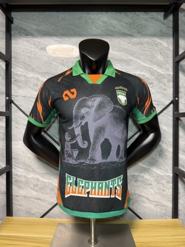 Ivory Coast 2025-06 Black Special Player Version(The player version is more slim fit, it is recommended to buy one size larger)